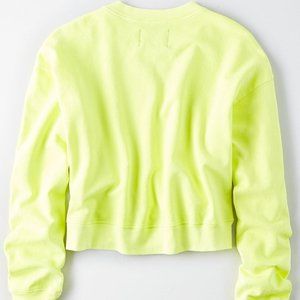 American Eagle Neon Crew Sweatshirt